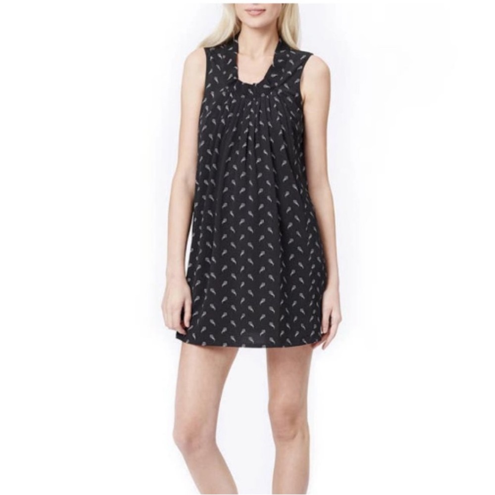 Loyal Hana Aya Print Shift Dress (Black Arrowhead)  - Size S